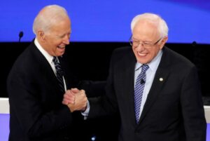 Read more about the article Pré-candidatos democratas Sanders e Biden travam disputa acirrada em início das primárias