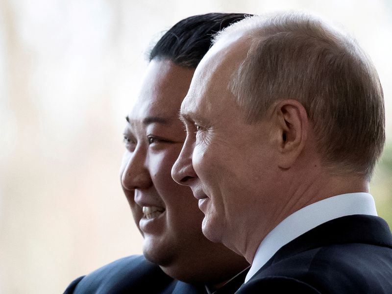 You are currently viewing Putin diz que Rússia e Coreia do Norte irão expandir relações bilaterais, relata KCNA